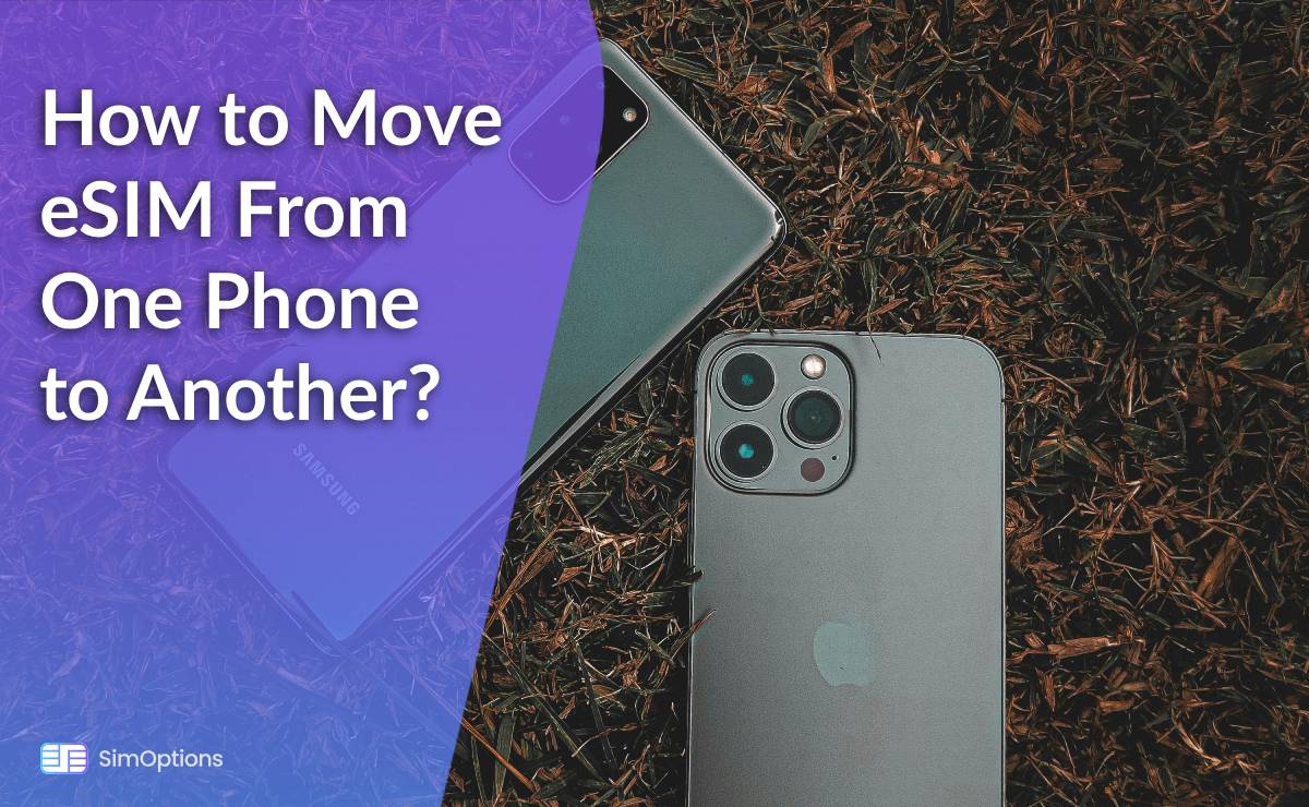 Como Mover um eSIM de um Telefone para Outro?