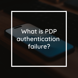 What is PDP authentication failure?