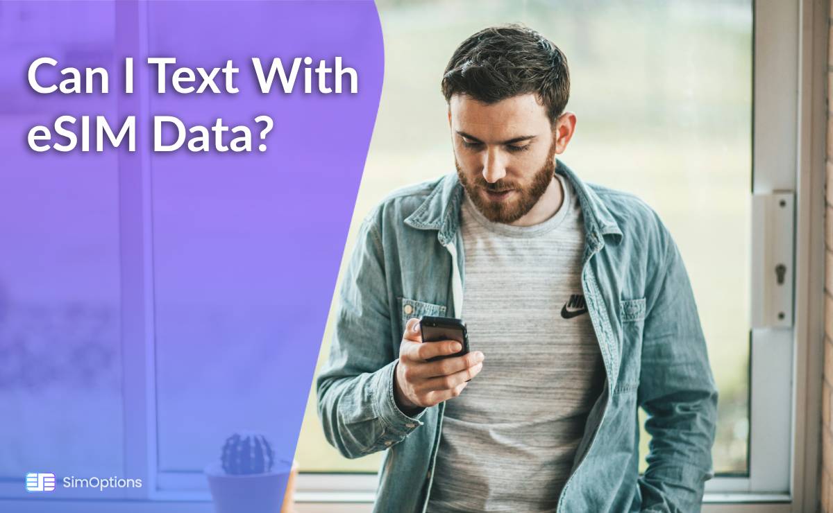Posso Enviar Mensagens de Texto com Dados eSIM?